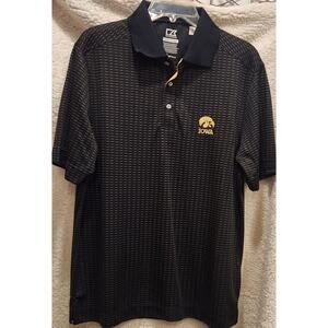 Iowa‎ Hawkeyes Cutter & Buck Polo - Black, Men's Medium